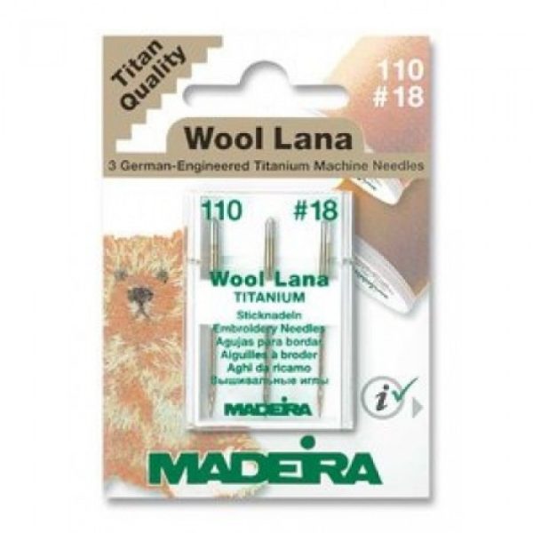 AGUJA MADEIRA 705H LANA Nº 110 X 5